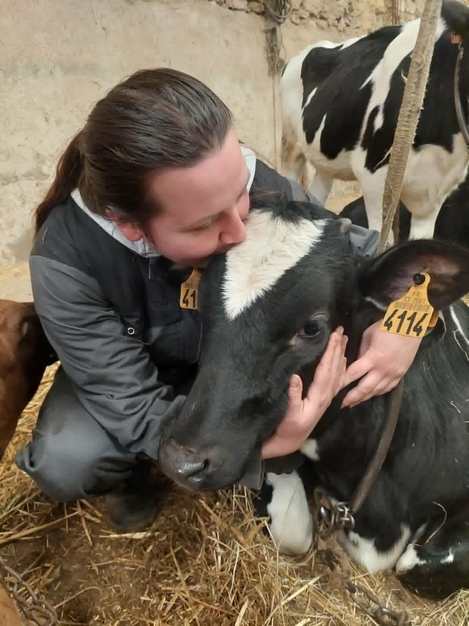 Mathilde et vache